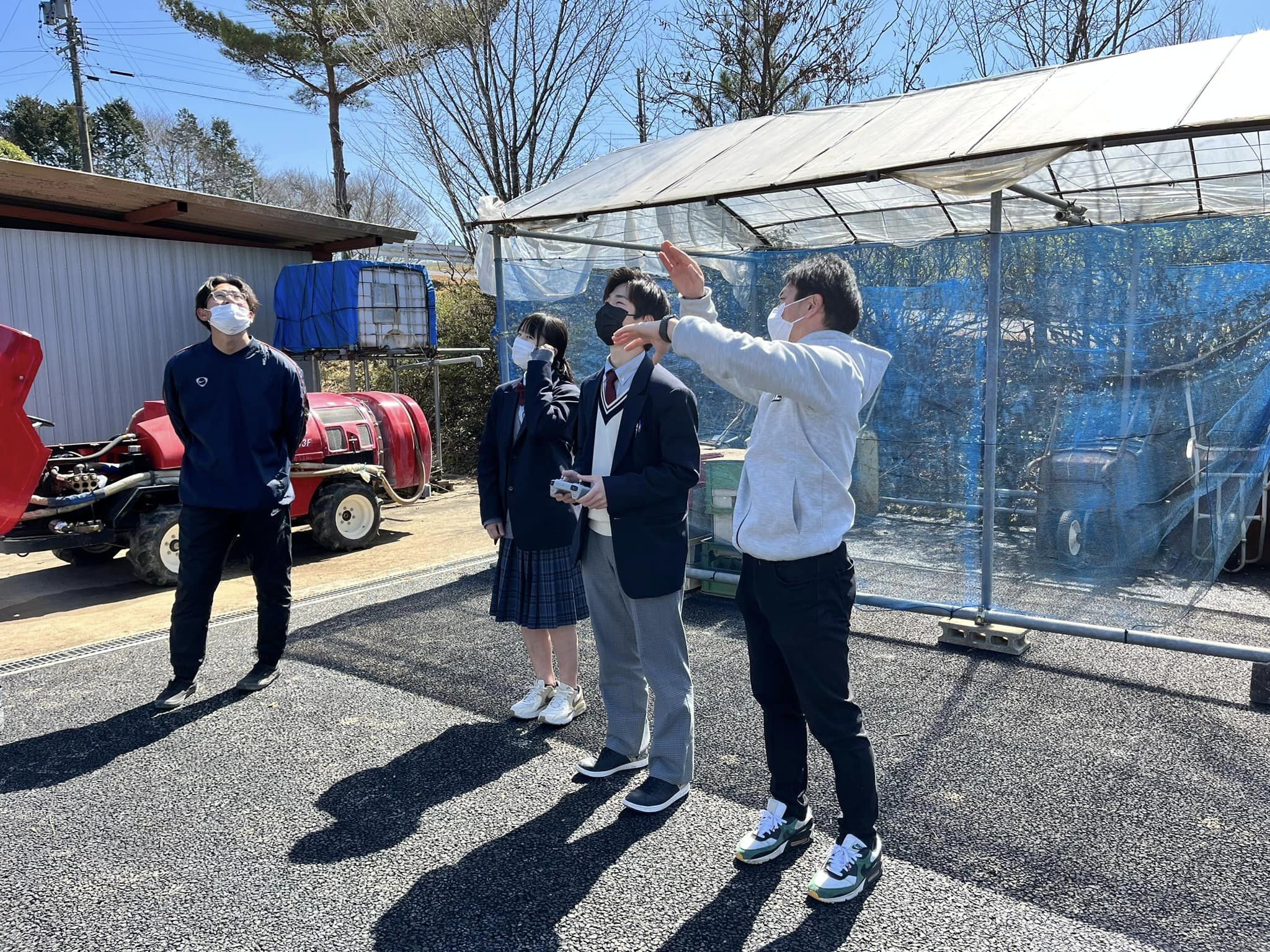 恵那農業高校ドローン講習 - 株式会社ROBOZ